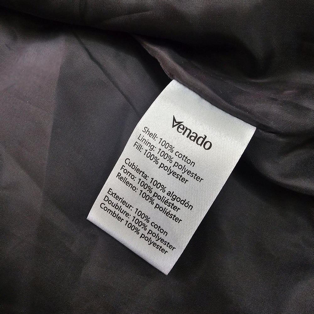 Venado Concealed Carry Vest Mens Large Canvas Quilted Work Grey Full Zip Snap - Picture 6 of 11